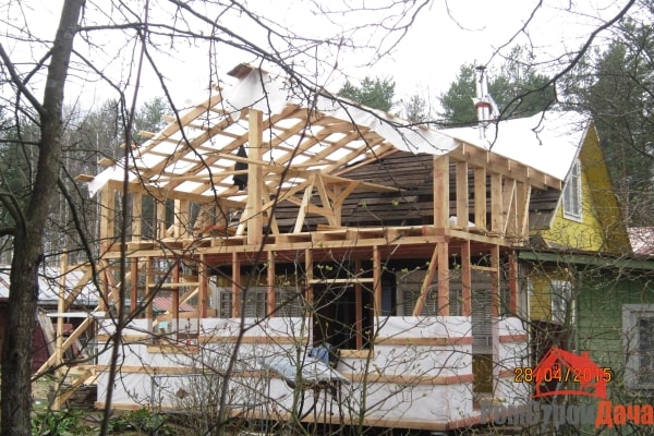 Перестройка деревянного дома