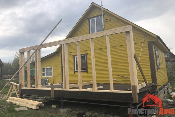 Восстановление деревянного дома